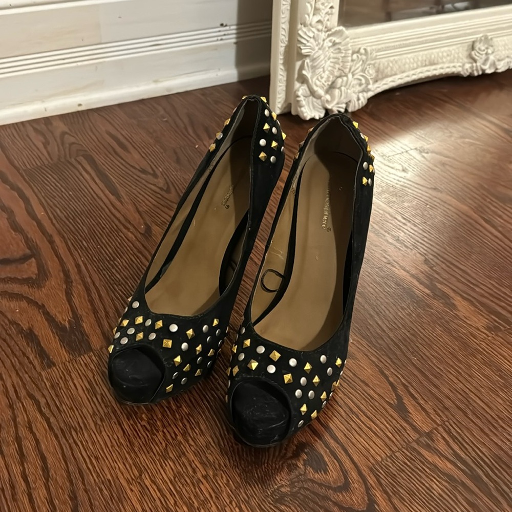 Sexy studded high heels